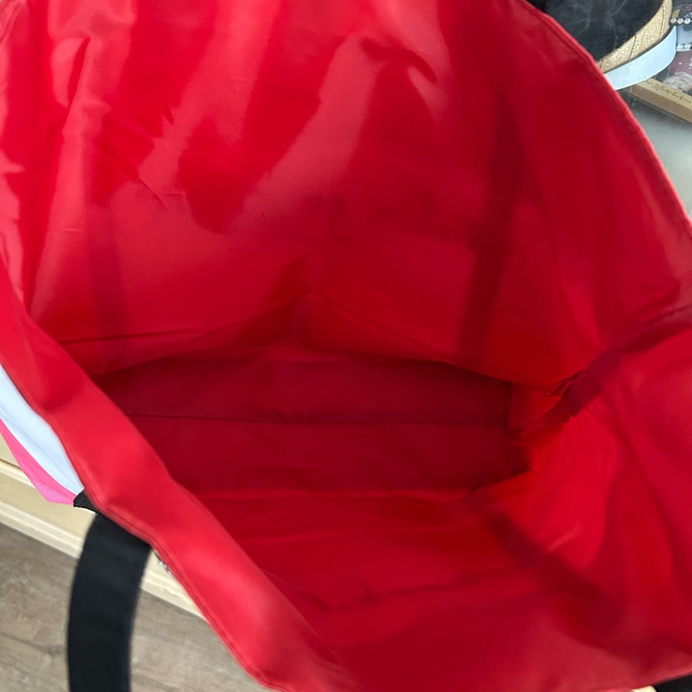 KATE SPADE/Clinique NWT Stylish Red and Pink Tote Bag - Picture 5 of 5